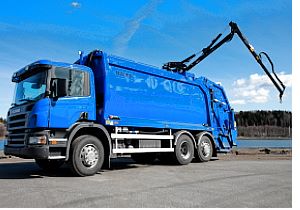 HIAB представляет мусоровоз с КМУ Hiab 3600XG