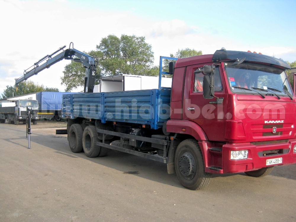HIAB 166 D-3 Duo на базе КамАЗ