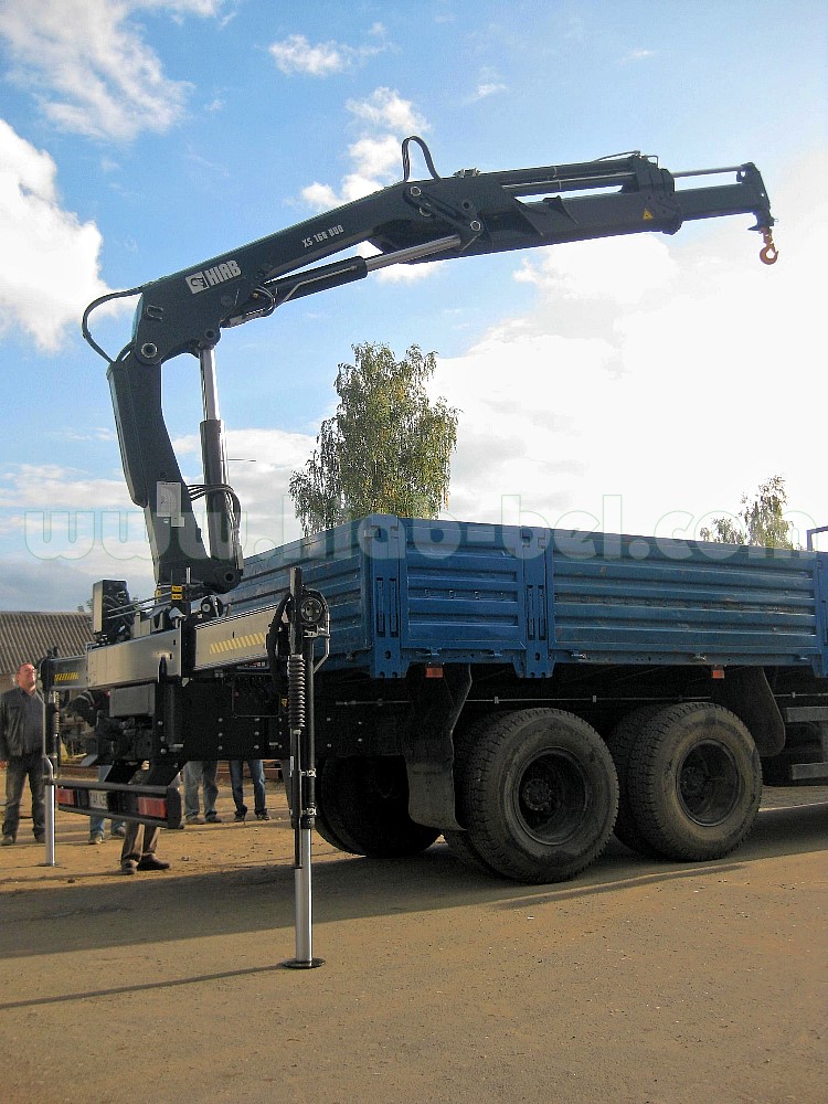 HIAB 166 D-3 Duo на базе КамАЗ