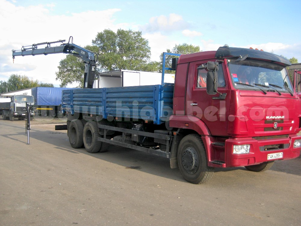HIAB 166 D-3 Duo на базе КамАЗ