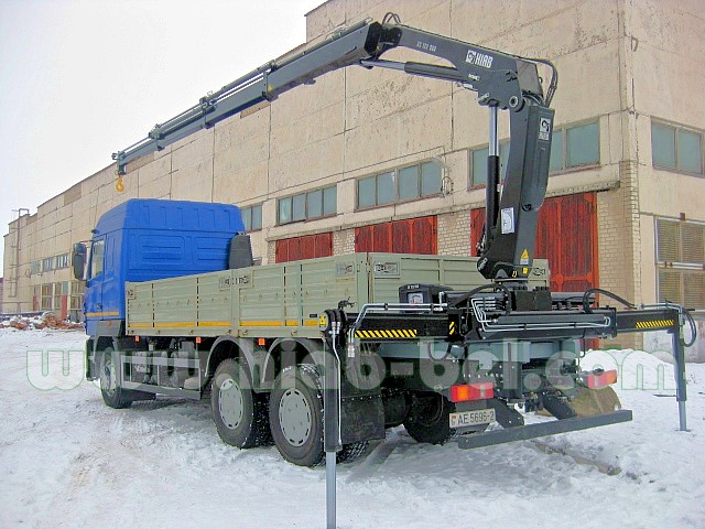 HIAB 122 B-3 DUO на базе автомобиля МАЗ 6312